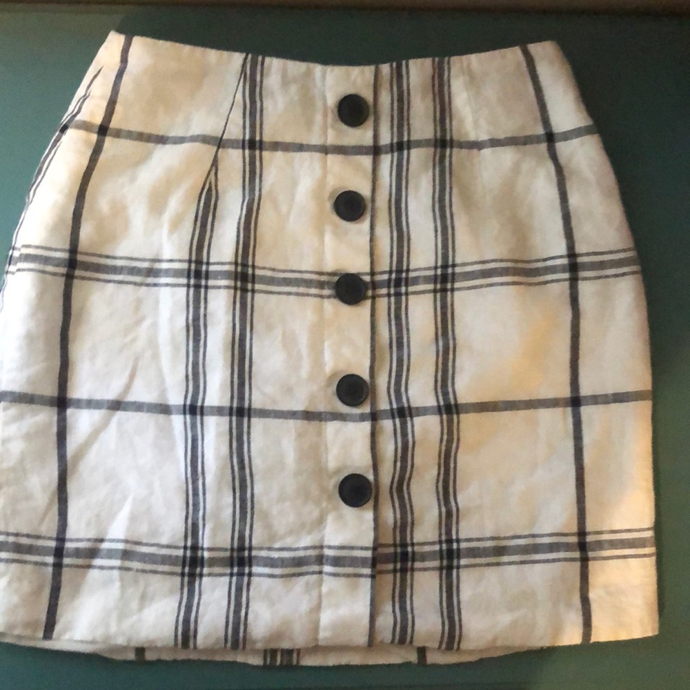 Plaid miniskirt